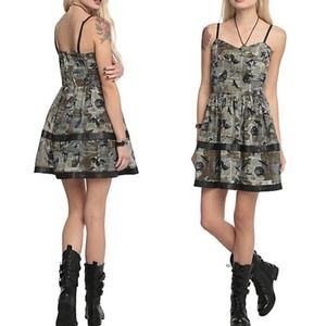SPIN DOCTOR LUNA Goth Steampunk Dress Jr Medium